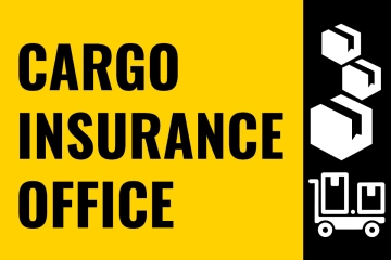 Free Cargo Insurance Office Logistics And Transportation Sign Template to Edit Online