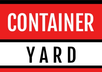 Free Container Yard Logistics And Transportation Sign Template to Edit Online