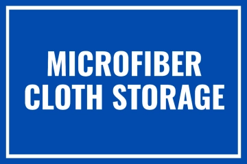 Free Microfiber Cloth Storage Cleaning Sign Template to Edit Online