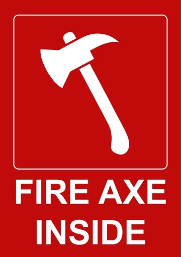 Free Fire Axe Safety Sign Template to Edit Online