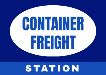 Free Container Freight Station Logistics And Transportation Sign Template to Edit Online