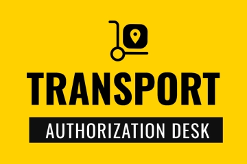 Free Transport Authorization Desk Logistics And Transportation Sign Template to Edit Online