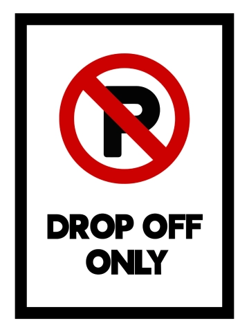 Free Drop-Off Zone Tourism Sign Template to Edit Online
