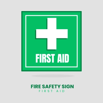 Free Fire Safety First Aid Sign Clip Art Template to Edit Online