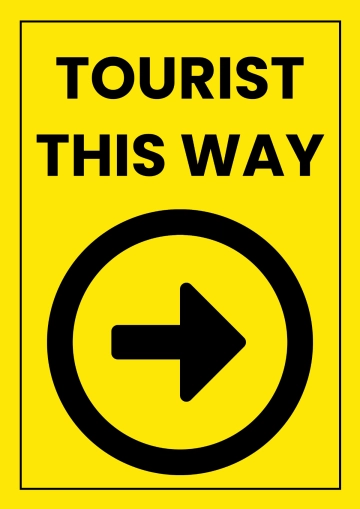 Free Wayfinding Tourism Sign Template to Edit Online