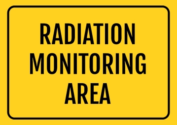 Free Radiation Monitoring Area Power Plant Sign Template to Edit Online