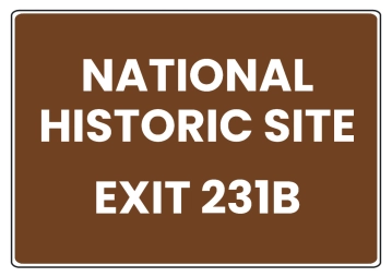 Free Historical Site Tourism Sign Template to Edit Online