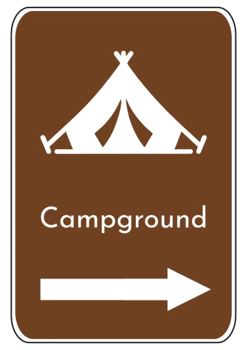 Free Campground Tourism Sign Template to Edit Online