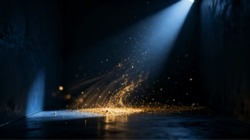 Free Golden Particles Visual to Edit Online