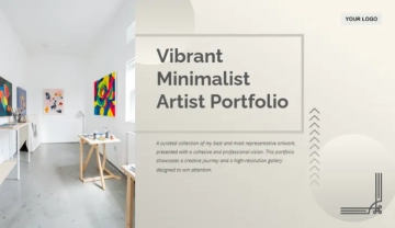 Free Artist Portfolio Minitheme to Edit Online