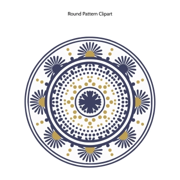Free Round Pattern Vector Clipart (PNG, SVG) to Edit Online