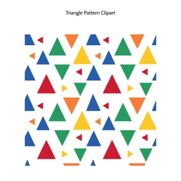 Free Triangle Pattern Vector Clipart (PNG, SVG) to Edit Online