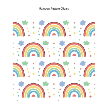 Free Rainbow PatternVector Clipart (PNG, SVG) to Edit Online