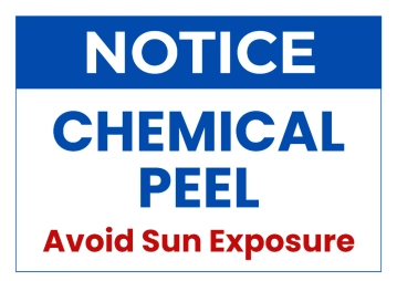 Free Chemical Peel Beauty And Wellness Sign Template to Edit Online