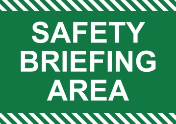 Free Safety Briefing Area Security Forces Sign Template to Edit Online