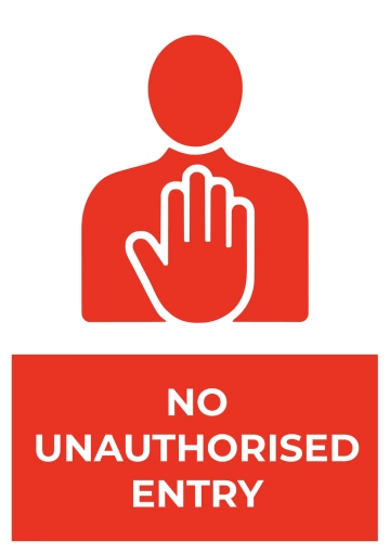 Free Authorized Personnel Only Security Forces Sign Template to Edit Online