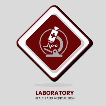 Free Health And Medical Laboratory Sign Clip Art Template to Edit Online