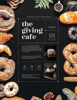Artisan Bakery Poster Template