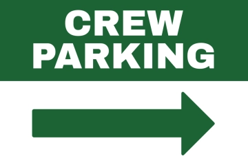 Free Crew Parking Entertainment Sign Template to Edit Online