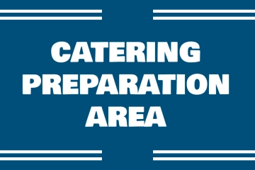 Free Catering Area Entertainment Sign Template to Edit Online