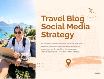 Free Travel Blog Social Media Strategy Guide to Edit Online