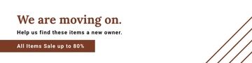 Free Clearance Sale Etsy Banner Template to Edit Online