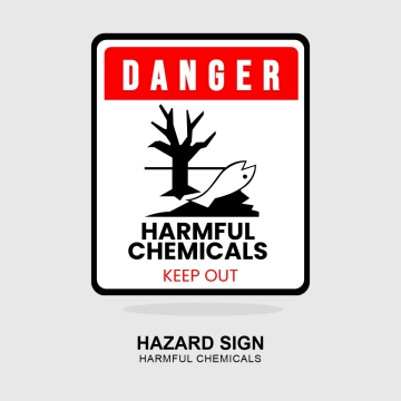 Free Hazard Sign Harmful Chemicals Clip Art Template to Edit Online