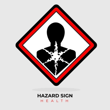 Free Hazard Sign Health Clip Art Template to Edit Online