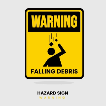 Free Hazard Sign Warning Clip Art Template to Edit Online