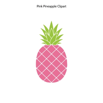 Free Pink Pineapple Vector Clipart (PNG, SVG) to Edit Online