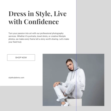 Free Clothing Store Instagram Ad Template to Edit Online