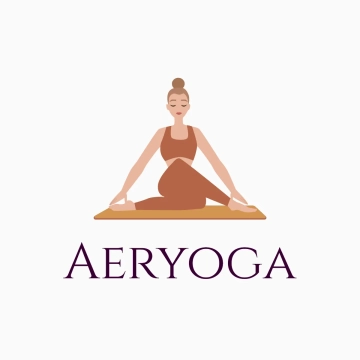 Free Aerial Yoga Logo to Edit Online