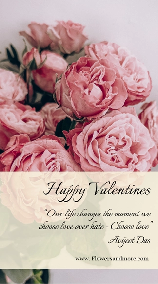 Free Valentine's Day Quote Whatsapp Post Template to Edit Online