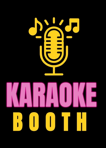 Free Karaoke Booth Entertainment Sign Template to Edit Online