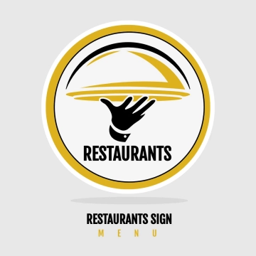 Free Restaurants Menu Sign Clip Art Template to Edit Online