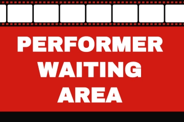 Free Performer Waiting Area Entertainment Sign Template to Edit Online