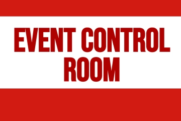 Free Event Control Room Theater Entertainment Sign Template to Edit Online
