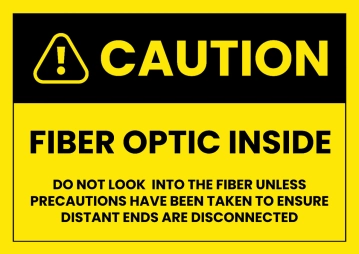 Free Fiber Optic Cable Telecom Sign Template to Edit Online
