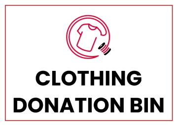 Free Clothing Donation Sign Template to Edit Online