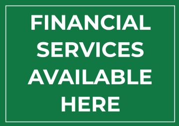 Free Financial Services Sign Template to Edit Online