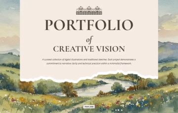 Free Artwork Portfolio to Edit Online