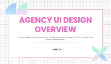 Free Soft Colors UI Design for Agencies to Edit Online