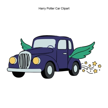 Free Harry Potter Car Vector Clipart (PNG, SVG) to Edit Online