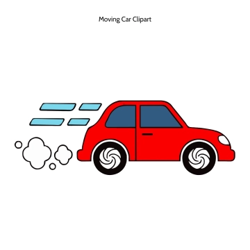 Free Moving Car Vector Clipart (PNG, SVG) to Edit Online