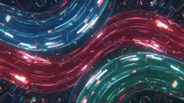 Free Holographic Abstract Background Template to Edit Online