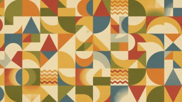 Free Retro Abstract Background Template to Edit Online