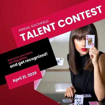 Free Contest Instagram Banner Template to Edit Online