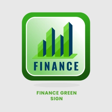 Free Finance Green Sign Clip Art Template to Edit Online