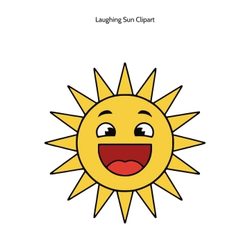 Free Laughing Sun Vector Clipart (PNG, SVG) to Edit Online