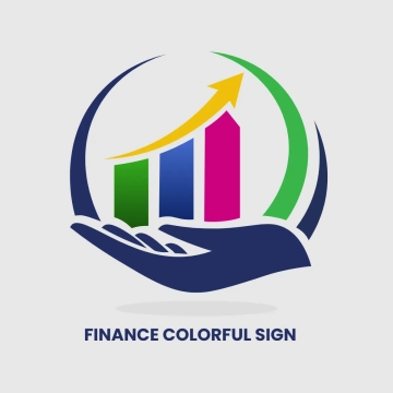 Free Finance Colorful Sign Clip Art Template to Edit Online